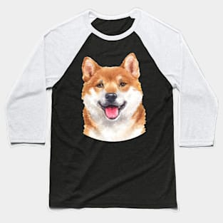 Droopy Delight Inu Chic, Stylish Tee for Canine Admirers Baseball T-Shirt